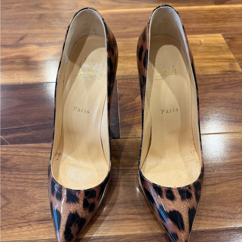 Christian Louboutin Brown Leopard Heels